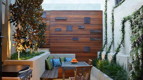私家花园中创意又实用的长凳设计法-成都青望园林景观设计公司