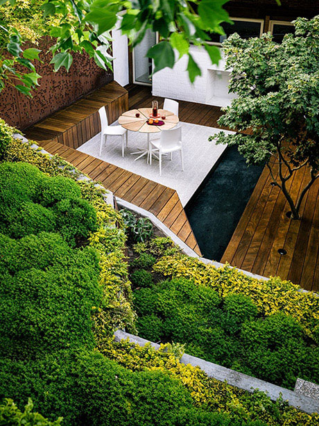 美国别墅花园设计案例-【Hilgard花园】-成都青望园林景观设计公司